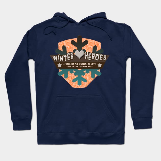 Winter Heroes Hoodie by tatzkirosales-shirt-store